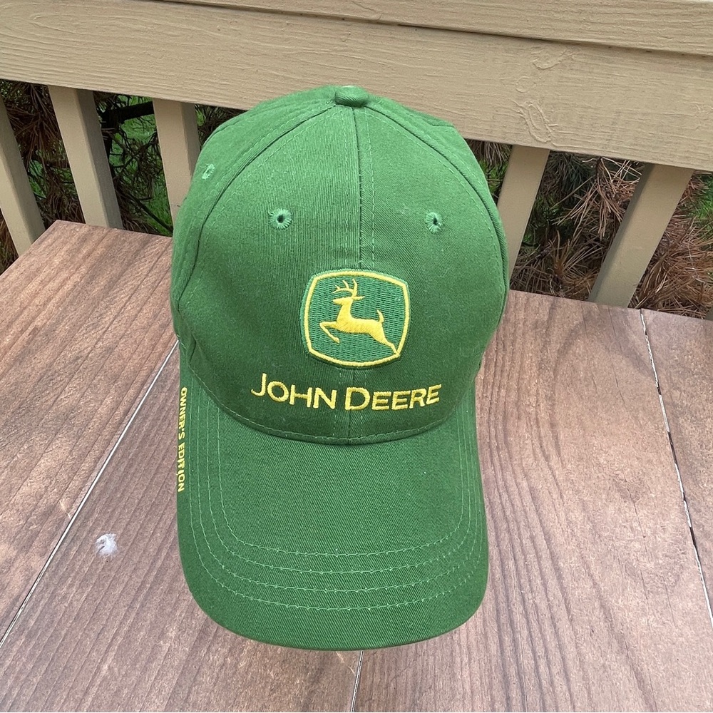 John Deere Owners Edition Green and Yellow Baseball Cap Hat